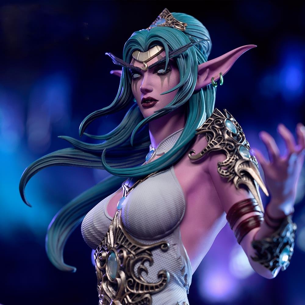 TYRANDE WHISPERWIND - BLIZZARD HEARTHSTONE - 1/6 SCALE STATUE - HEX COLLECTIBLES - Imagen 5