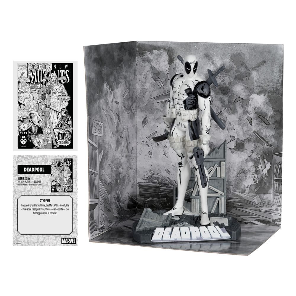 DEADPOOL (THE NEW MUTANTS #98) (LINE ART) (GOLD LABEL) - MARVEL - 1/10 - MCFARLANE TOYS - Imagen 3