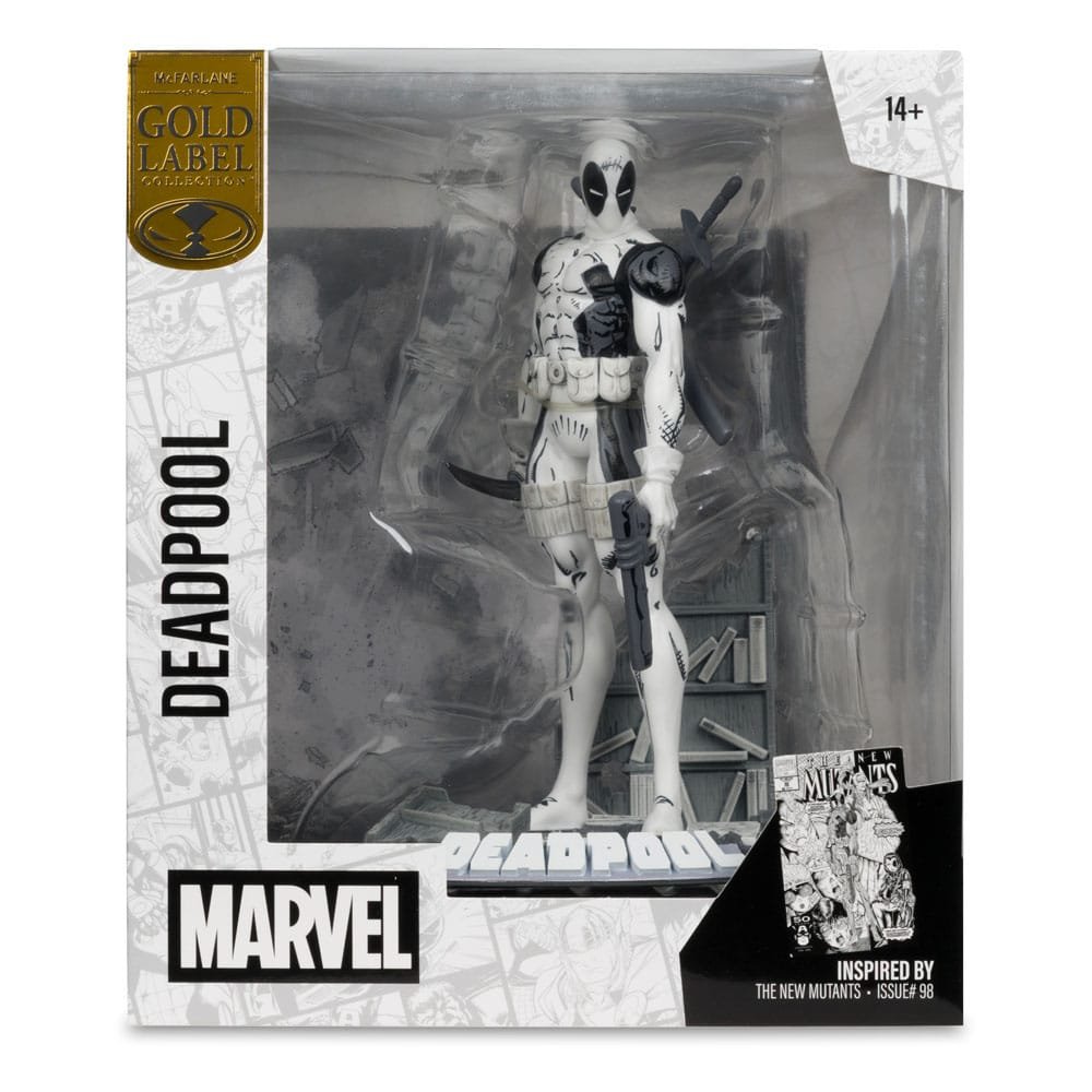 DEADPOOL (THE NEW MUTANTS #98) (LINE ART) (GOLD LABEL) - MARVEL - 1/10 - MCFARLANE TOYS - Imagen 8
