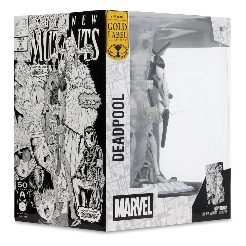 DEADPOOL (THE NEW MUTANTS #98) (LINE ART) (GOLD LABEL) - MARVEL - 1/10 - MCFARLANE TOYS - Imagen 9