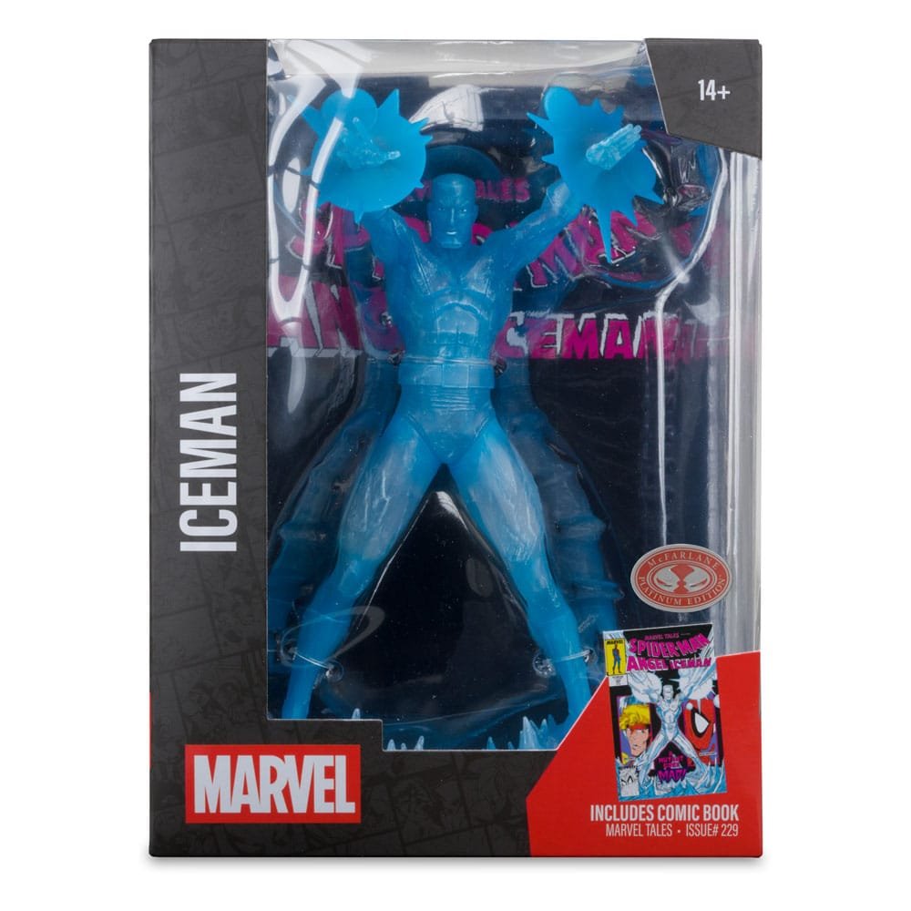 ICEMAN (MARVEL TALES #229) (RED PLATINUM EDITION) - MARVEL - 1/6 - MCFARLANE TOYS - Imagen 8