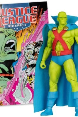MARTIAN MANHUNTER (JUSTICE LEAGUE #77) – DC DIRECT – 7IN ACTION FIGURE WITH COMIC – MCFARLANE TOYS