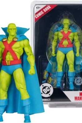 MARTIAN MANHUNTER (JUSTICE LEAGUE #77) – DC DIRECT – 7IN ACTION FIGURE WITH COMIC – MCFARLANE TOYS