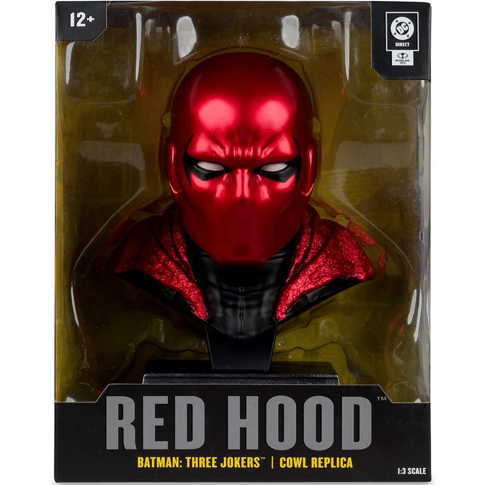 RED HOOD (BATMAN: THREE JOKERS) COWL - DC DIRECT - REPLICA 1/3 SCALE - MCFARLANE TOYS - Imagen 7