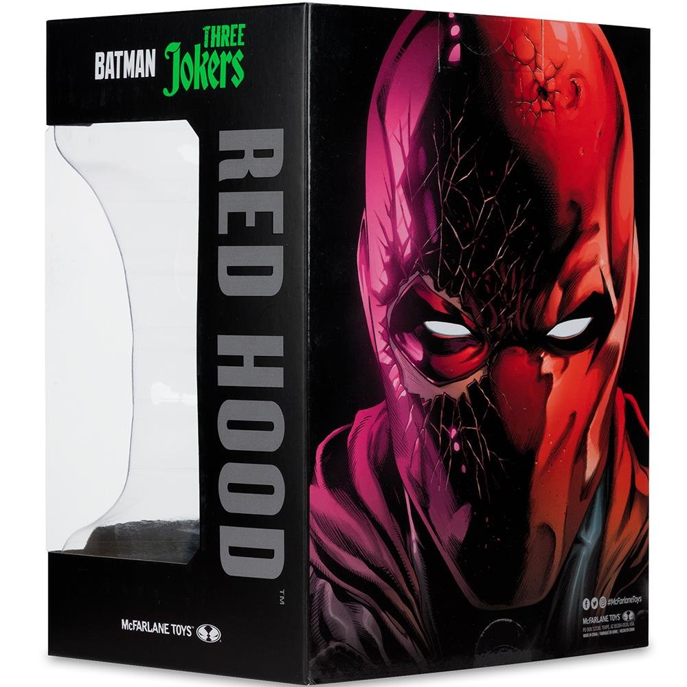 RED HOOD (BATMAN: THREE JOKERS) COWL - DC DIRECT - REPLICA 1/3 SCALE - MCFARLANE TOYS - Imagen 9