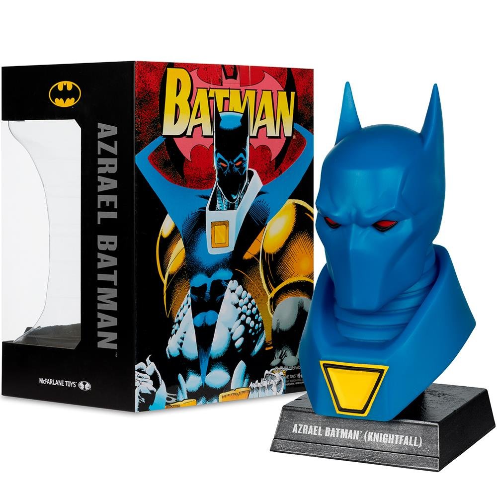 AZRAEL (BATMAN: KNIGHTFALL) COWL - DC DIRECT - REPLICA 1/3 SCALE - MCFARLANE TOYS - Imagen 2
