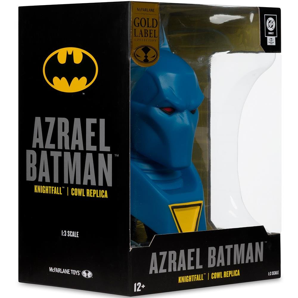 AZRAEL (BATMAN: KNIGHTFALL) COWL - DC DIRECT - REPLICA 1/3 SCALE - MCFARLANE TOYS - Imagen 8