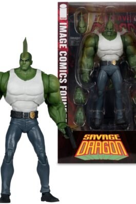 DRAGON (SAVAGE DRAGON) (IMAGE COMICS FOUNDERS SERIES) – IMAGE COMICS – 7IN DELUXE ACTION FIGURE – ELITE EDITION – MCFARLANE TOYS