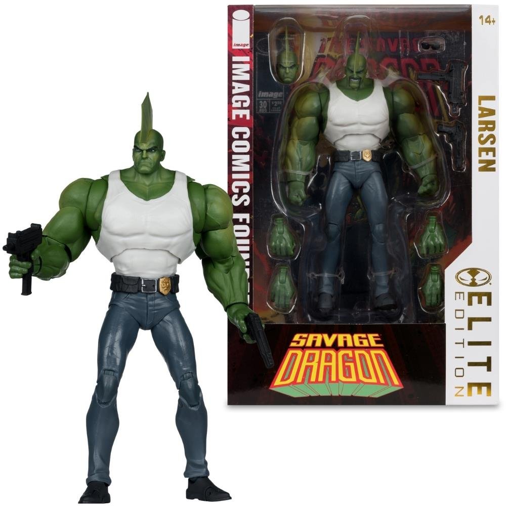 DRAGON (SAVAGE DRAGON) (IMAGE COMICS FOUNDERS SERIES) - IMAGE COMICS - 7IN DELUXE ACTION FIGURE - ELITE EDITION - MCFARLANE TOYS - Imagen 2