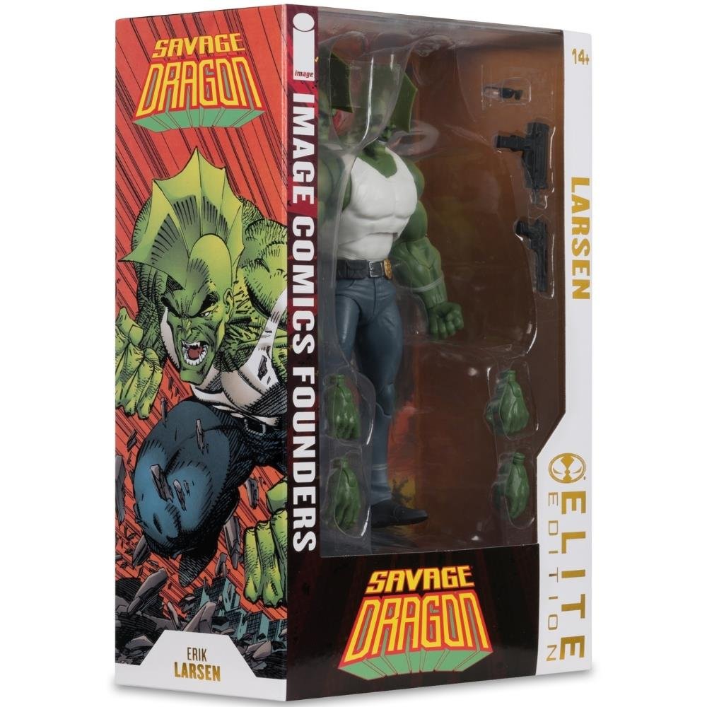 DRAGON (SAVAGE DRAGON) (IMAGE COMICS FOUNDERS SERIES) - IMAGE COMICS - 7IN DELUXE ACTION FIGURE - ELITE EDITION - MCFARLANE TOYS - Imagen 9