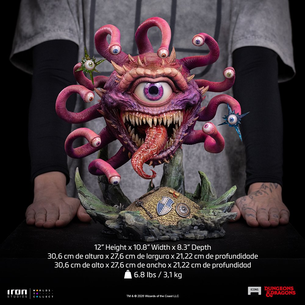 BEHOLDER - DUNGEONS AND DRAGONS - ICONS - IRON STUDIOS - Imagen 17