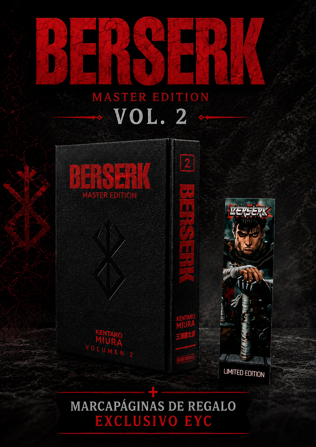 BERSERK MASTER EDITION VOL. 02 (+MARCAPÁGINAS DE REGALO)