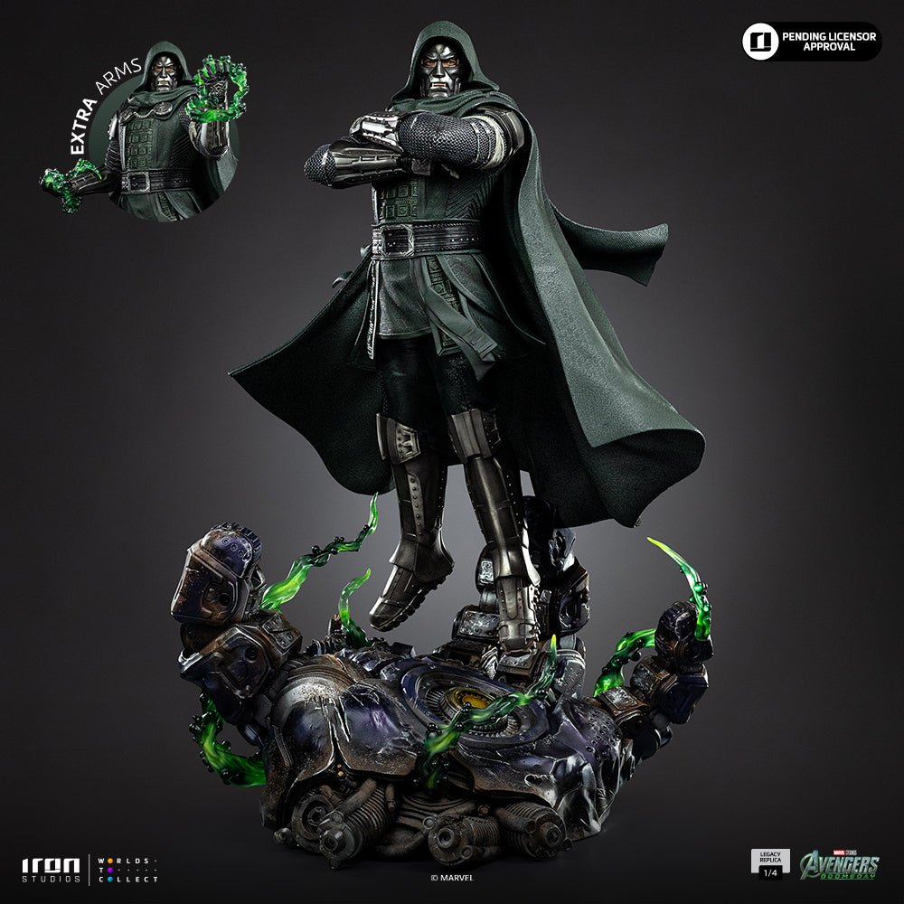 DOCTOR DOOM - AVENGERS: DOOMSDAY - LEGACY REPLICA 1/4 - IRON STUDIOS - Imagen 2