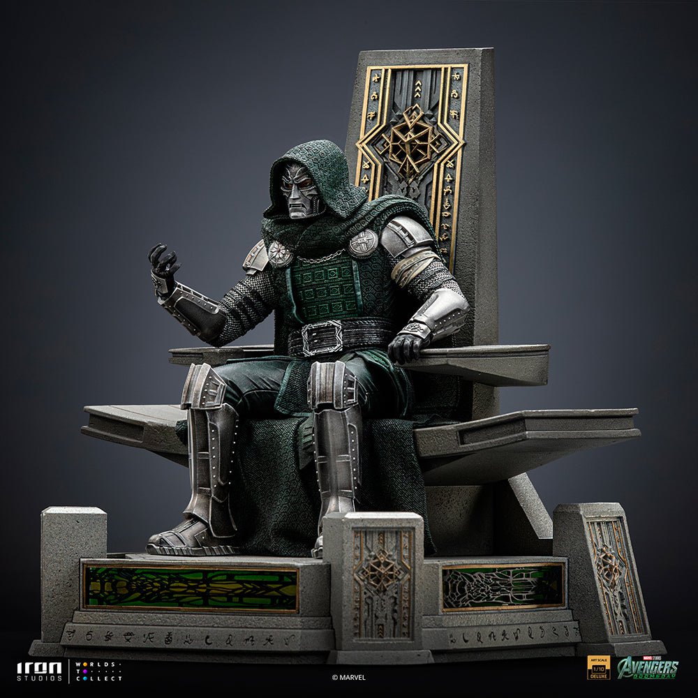 DOCTOR DOOM ON THRONE - AVENGERS: DOOMSDAY - DELUXE ART SCALE 1/10 - IRON STUDIOS - Imagen 4