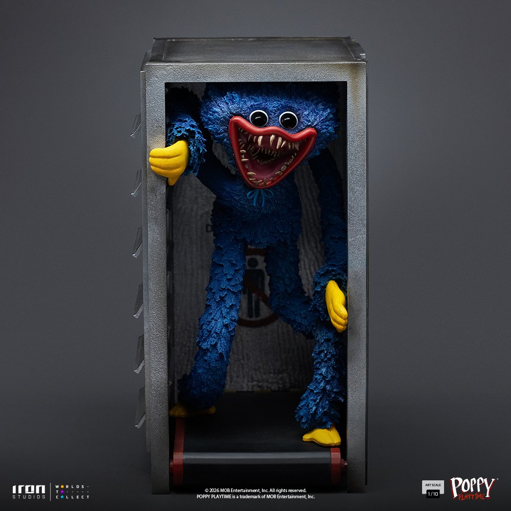 HUGGY WUGGY - POPPY PLAYTIME - ART SCALE 1/10 - IRON STUDIOS - Imagen 6