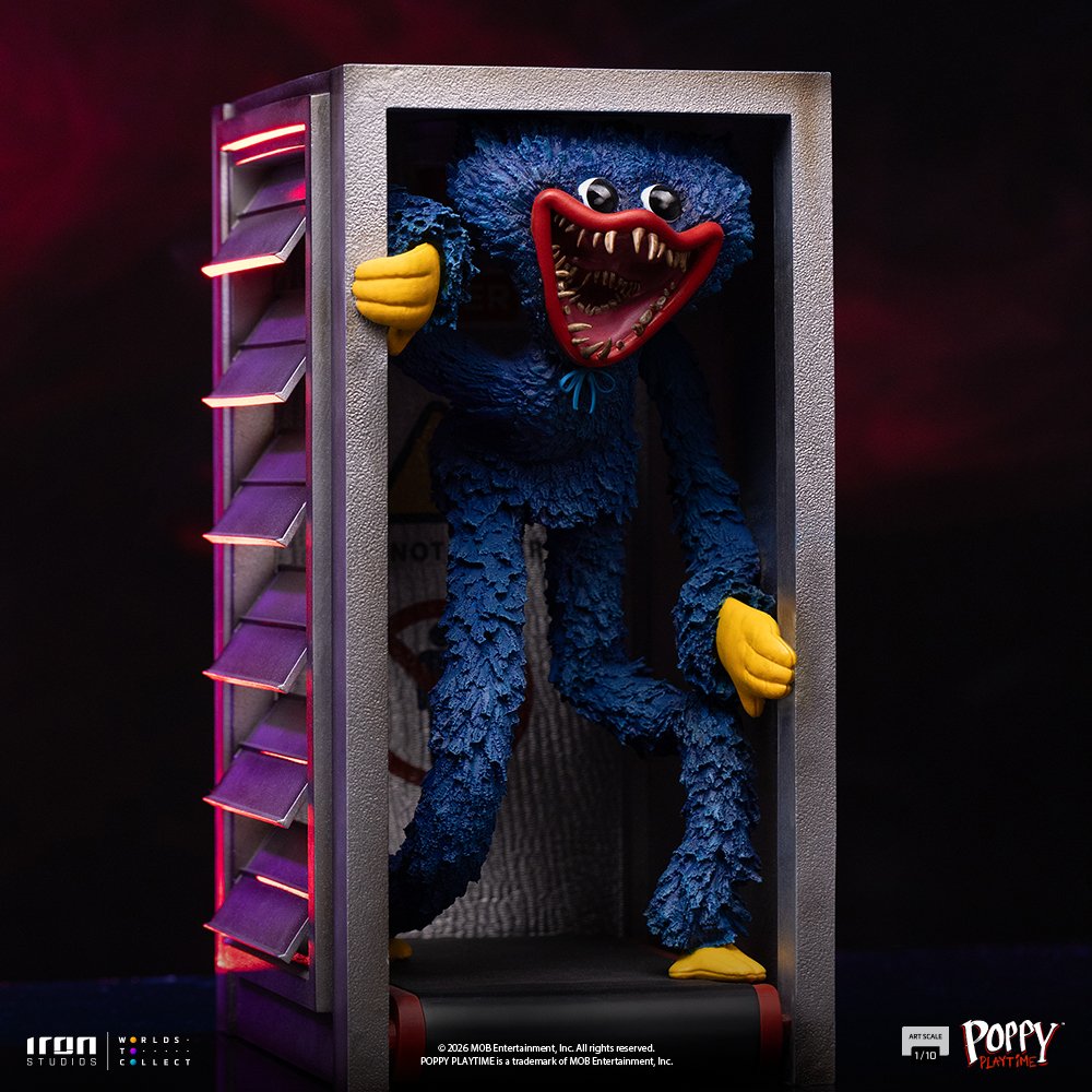 HUGGY WUGGY - POPPY PLAYTIME - ART SCALE 1/10 - IRON STUDIOS - Imagen 7