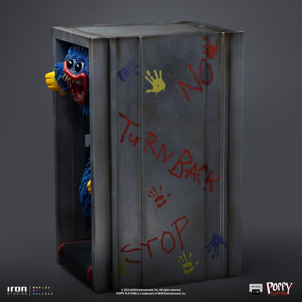 HUGGY WUGGY - POPPY PLAYTIME - ART SCALE 1/10 - IRON STUDIOS - Imagen 8