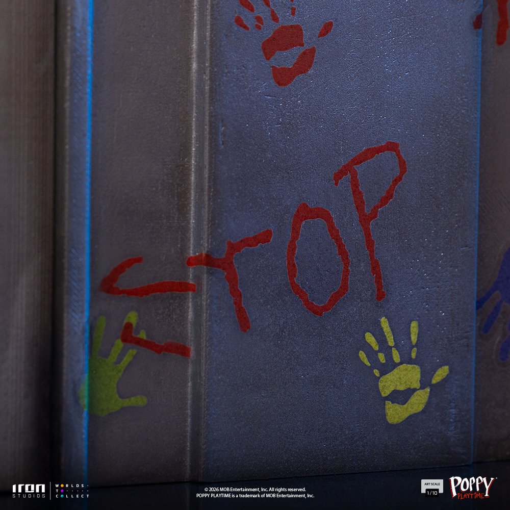 HUGGY WUGGY - POPPY PLAYTIME - ART SCALE 1/10 - IRON STUDIOS - Imagen 11