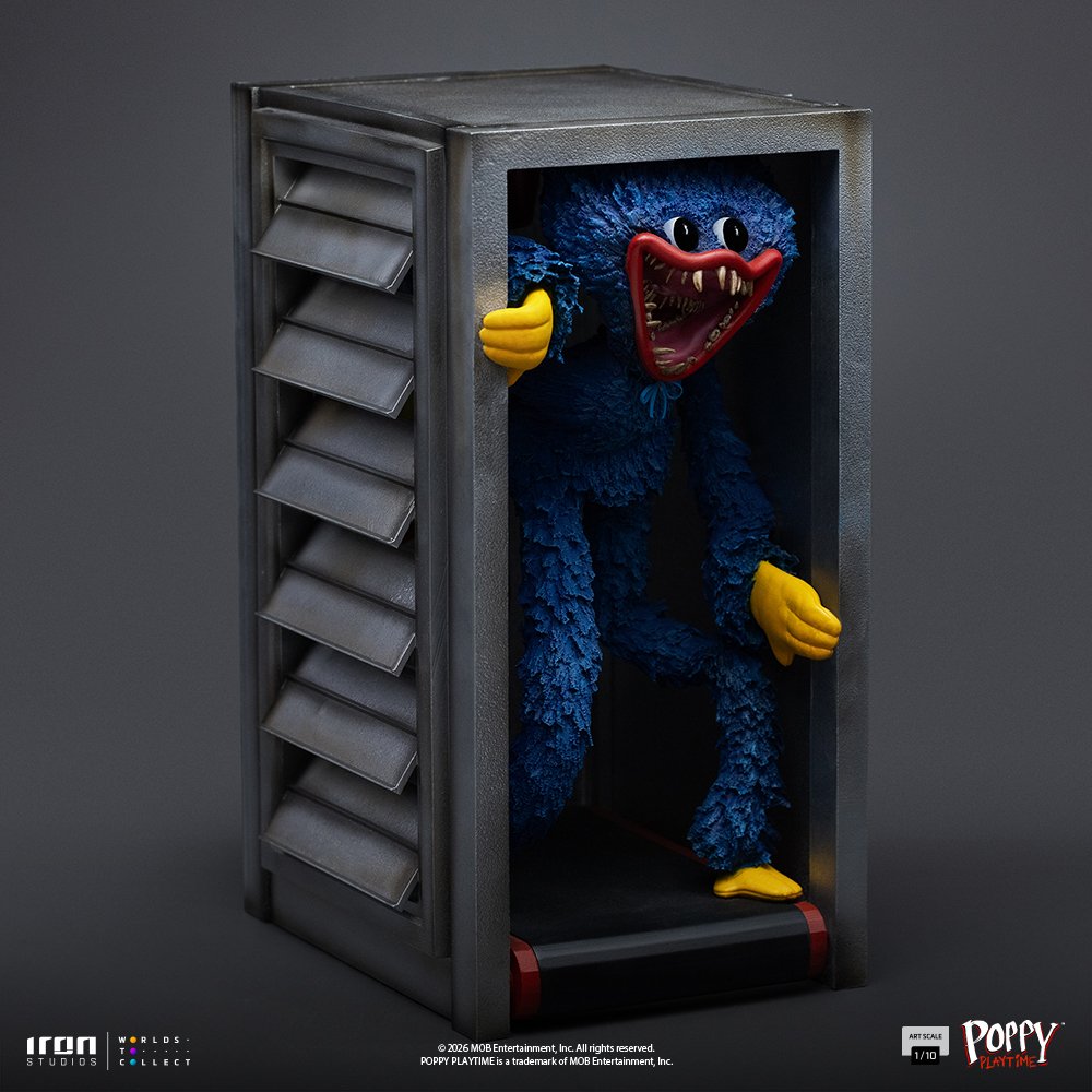 HUGGY WUGGY - POPPY PLAYTIME - ART SCALE 1/10 - IRON STUDIOS - Imagen 12