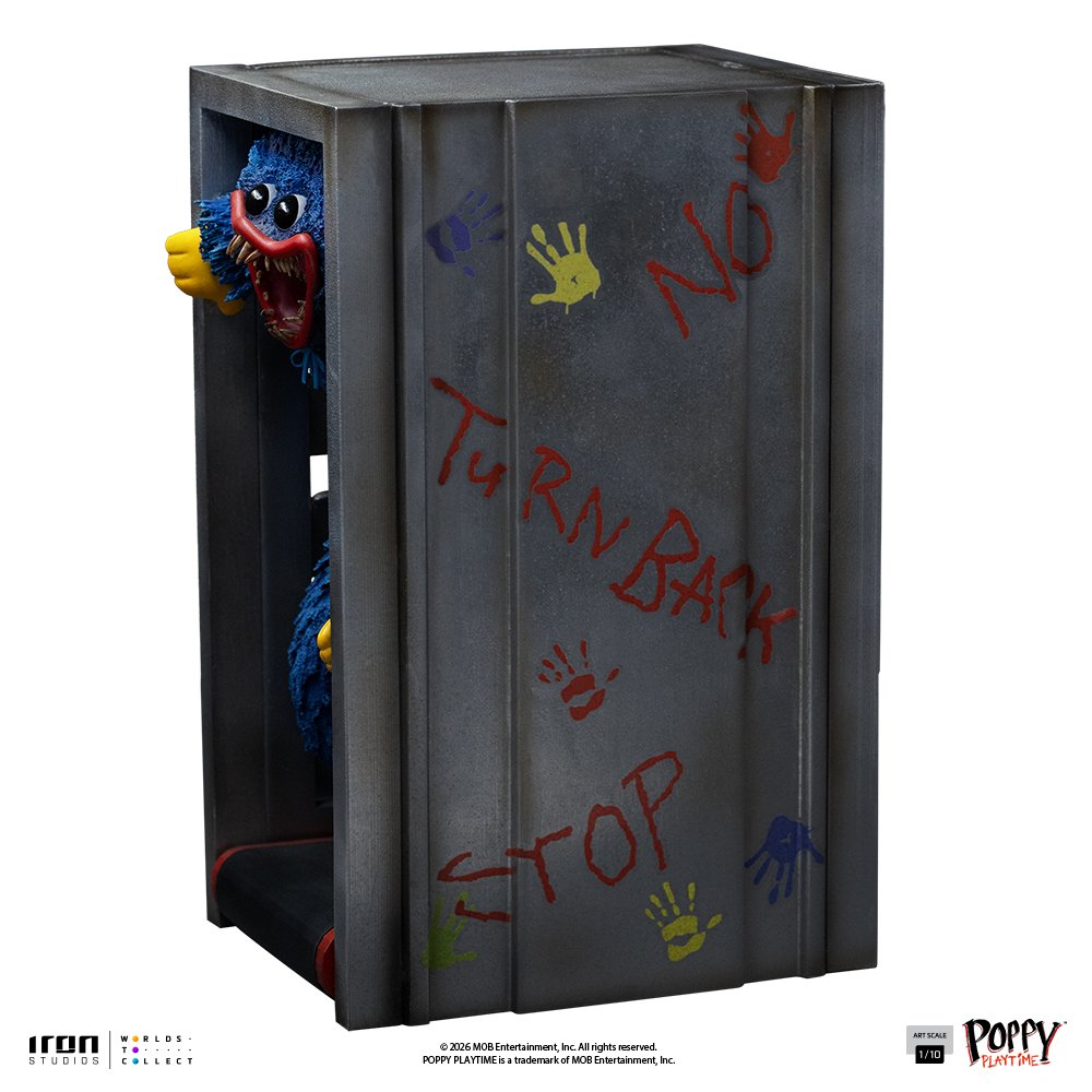 HUGGY WUGGY - POPPY PLAYTIME - ART SCALE 1/10 - IRON STUDIOS - Imagen 2