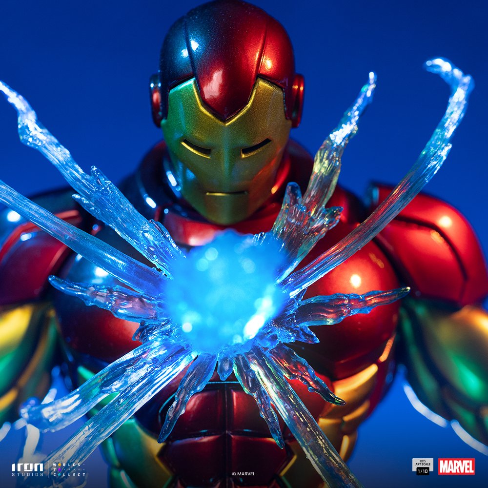 IRON MAN - INFINITY GAUNTLET DIORAMA - BDS ART SCALE 1/10 - IRON STUDIOS - Imagen 9