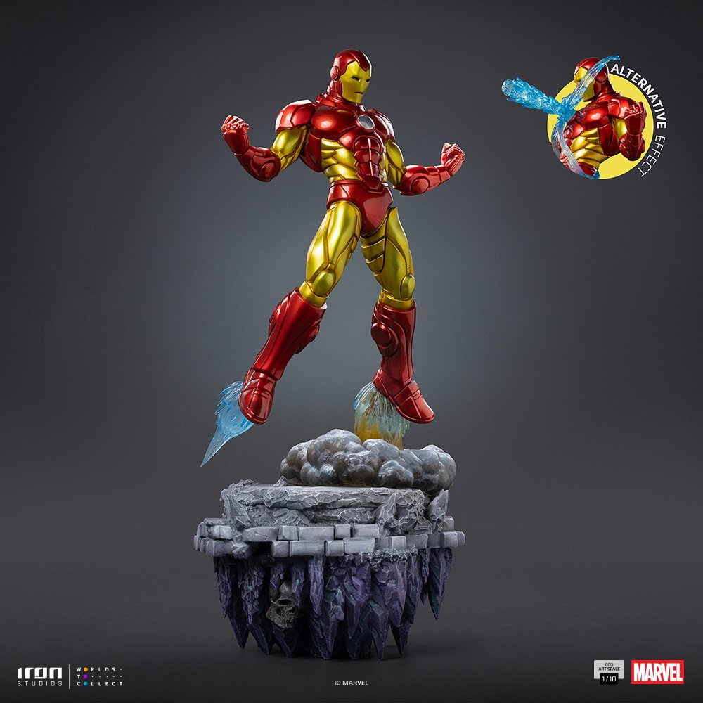 IRON MAN - INFINITY GAUNTLET DIORAMA - BDS ART SCALE 1/10 - IRON STUDIOS - Imagen 10