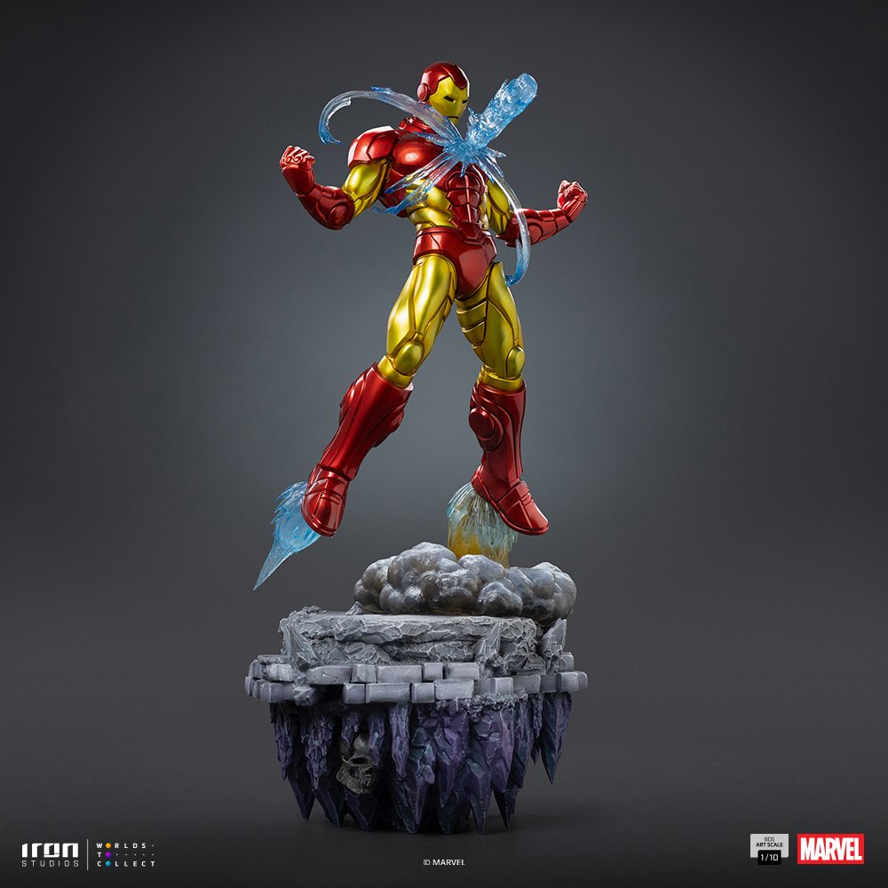 IRON MAN - INFINITY GAUNTLET DIORAMA - BDS ART SCALE 1/10 - IRON STUDIOS - Imagen 11
