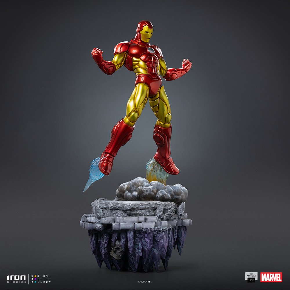 IRON MAN - INFINITY GAUNTLET DIORAMA - BDS ART SCALE 1/10 - IRON STUDIOS - Imagen 12