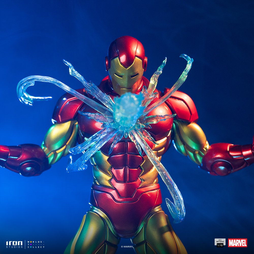 IRON MAN - INFINITY GAUNTLET DIORAMA - BDS ART SCALE 1/10 - IRON STUDIOS - Imagen 13