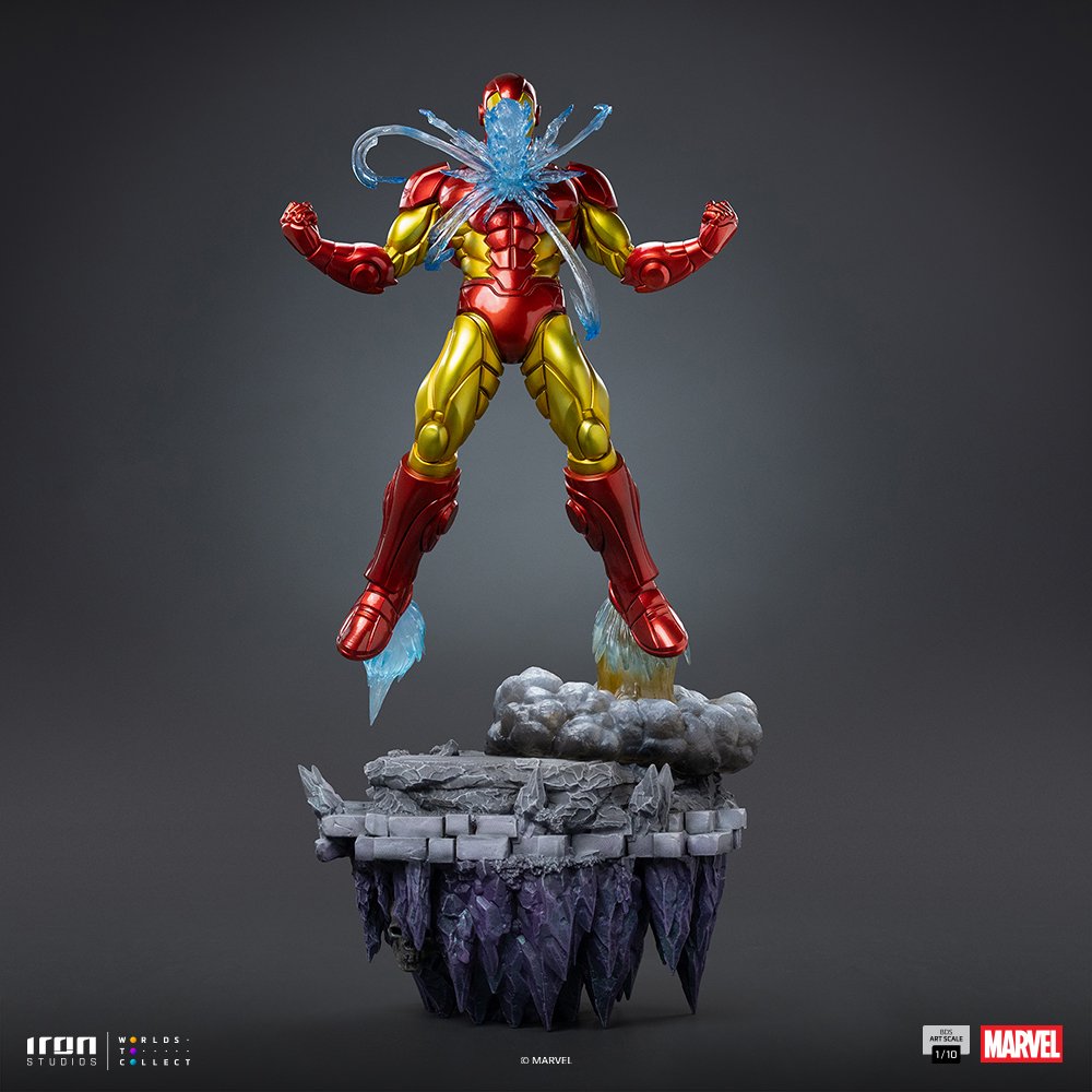 IRON MAN - INFINITY GAUNTLET DIORAMA - BDS ART SCALE 1/10 - IRON STUDIOS - Imagen 14