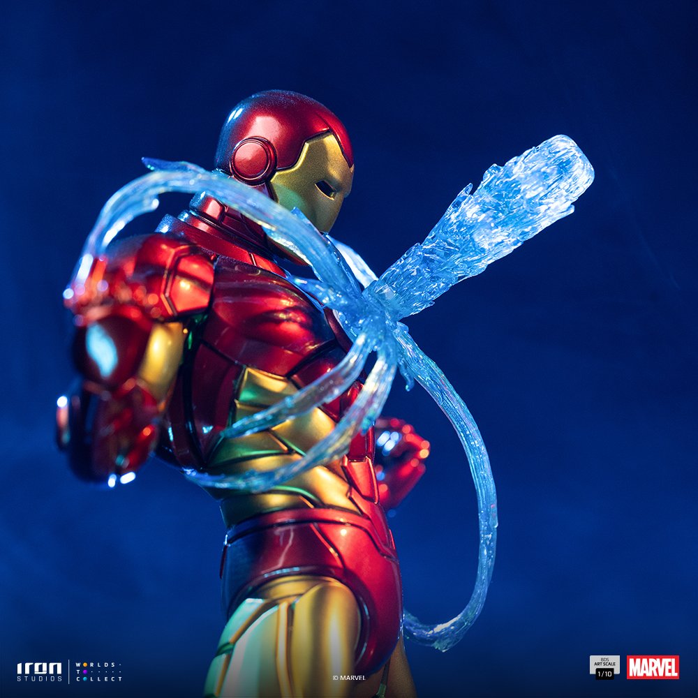 IRON MAN - INFINITY GAUNTLET DIORAMA - BDS ART SCALE 1/10 - IRON STUDIOS - Imagen 16