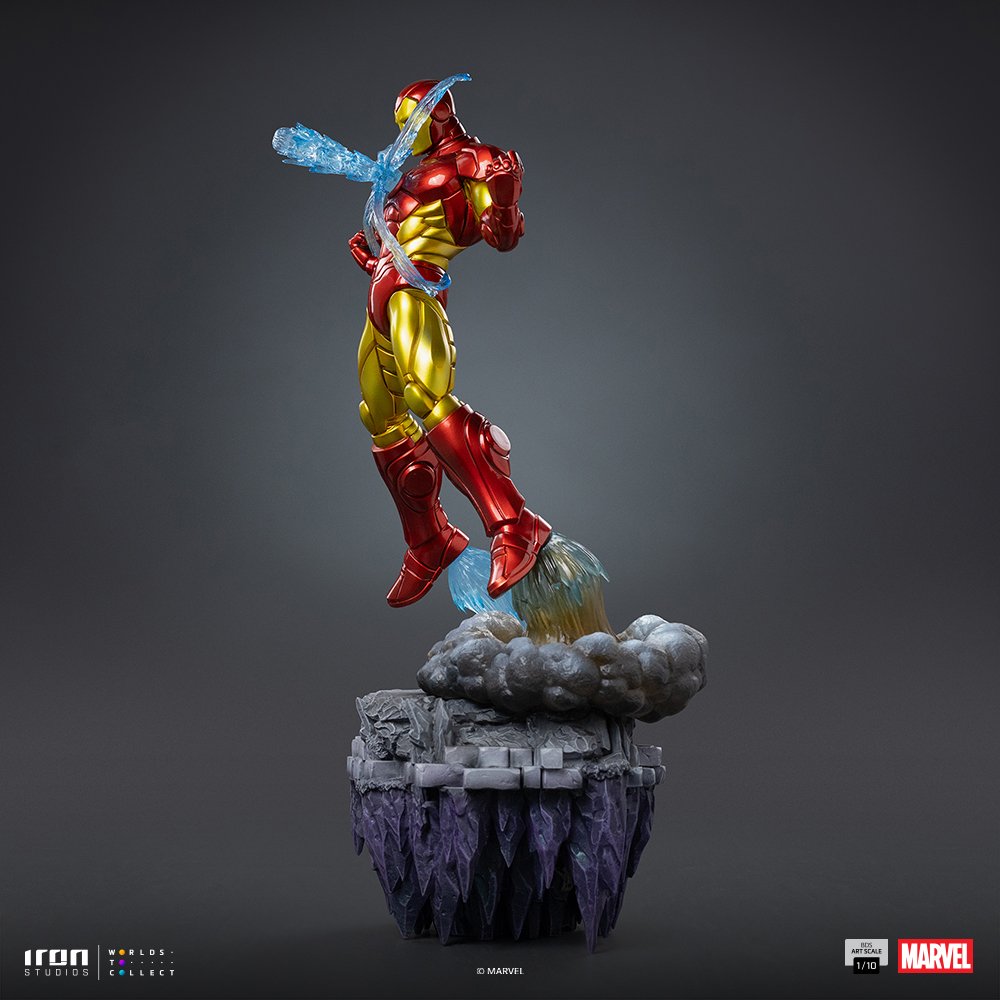 IRON MAN - INFINITY GAUNTLET DIORAMA - BDS ART SCALE 1/10 - IRON STUDIOS - Imagen 17