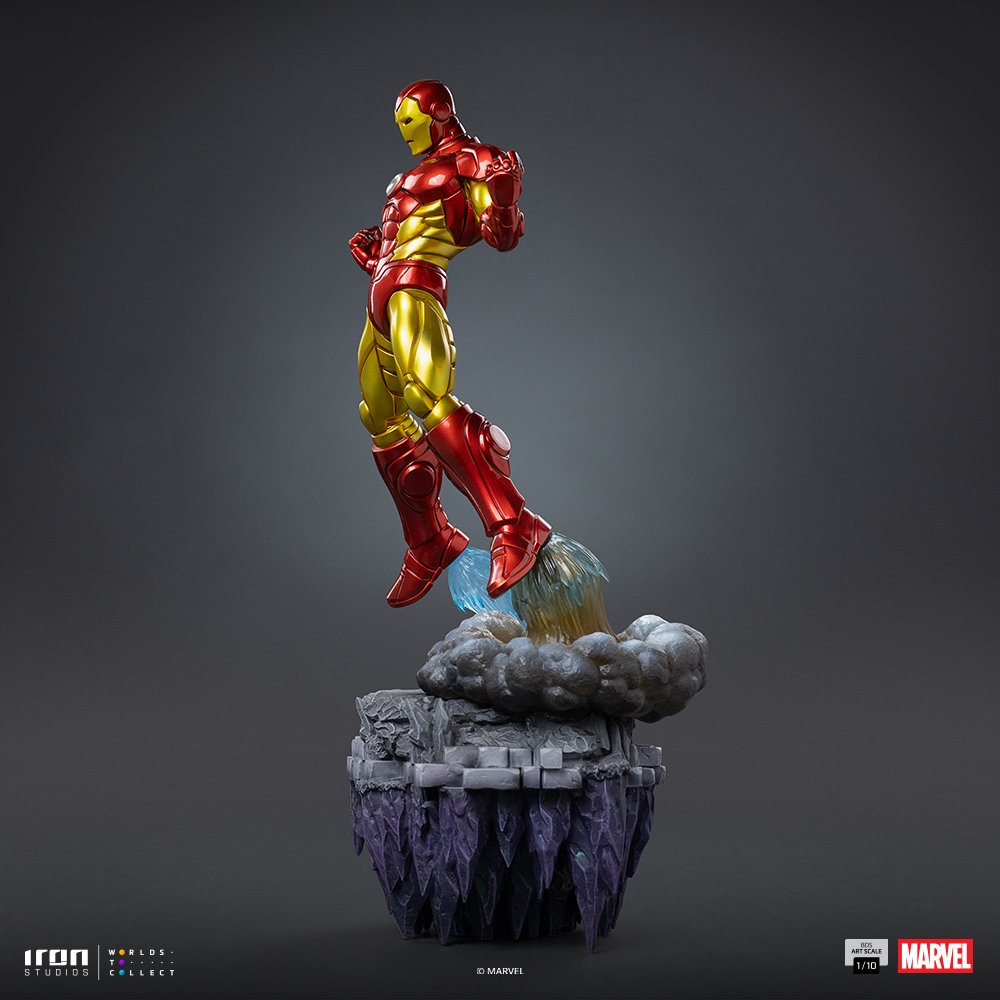 IRON MAN - INFINITY GAUNTLET DIORAMA - BDS ART SCALE 1/10 - IRON STUDIOS - Imagen 18