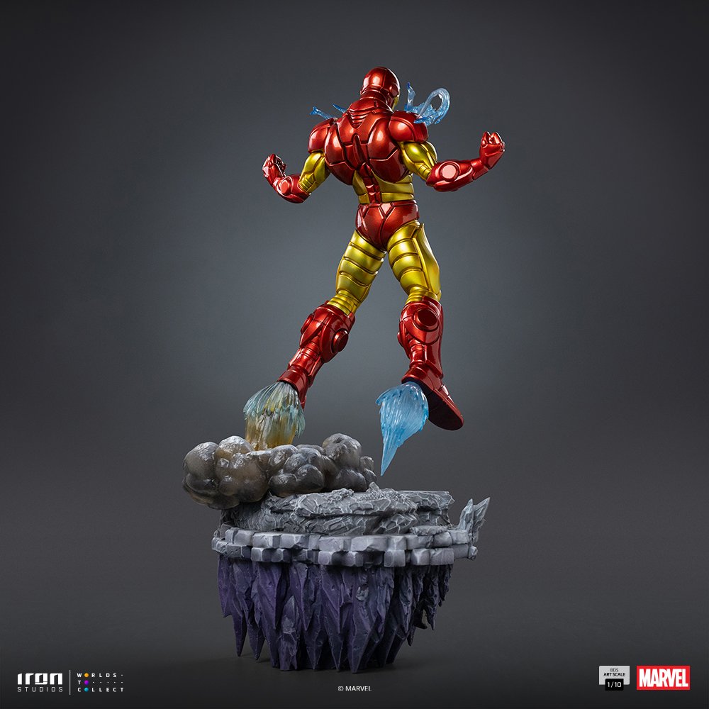 IRON MAN - INFINITY GAUNTLET DIORAMA - BDS ART SCALE 1/10 - IRON STUDIOS - Imagen 20