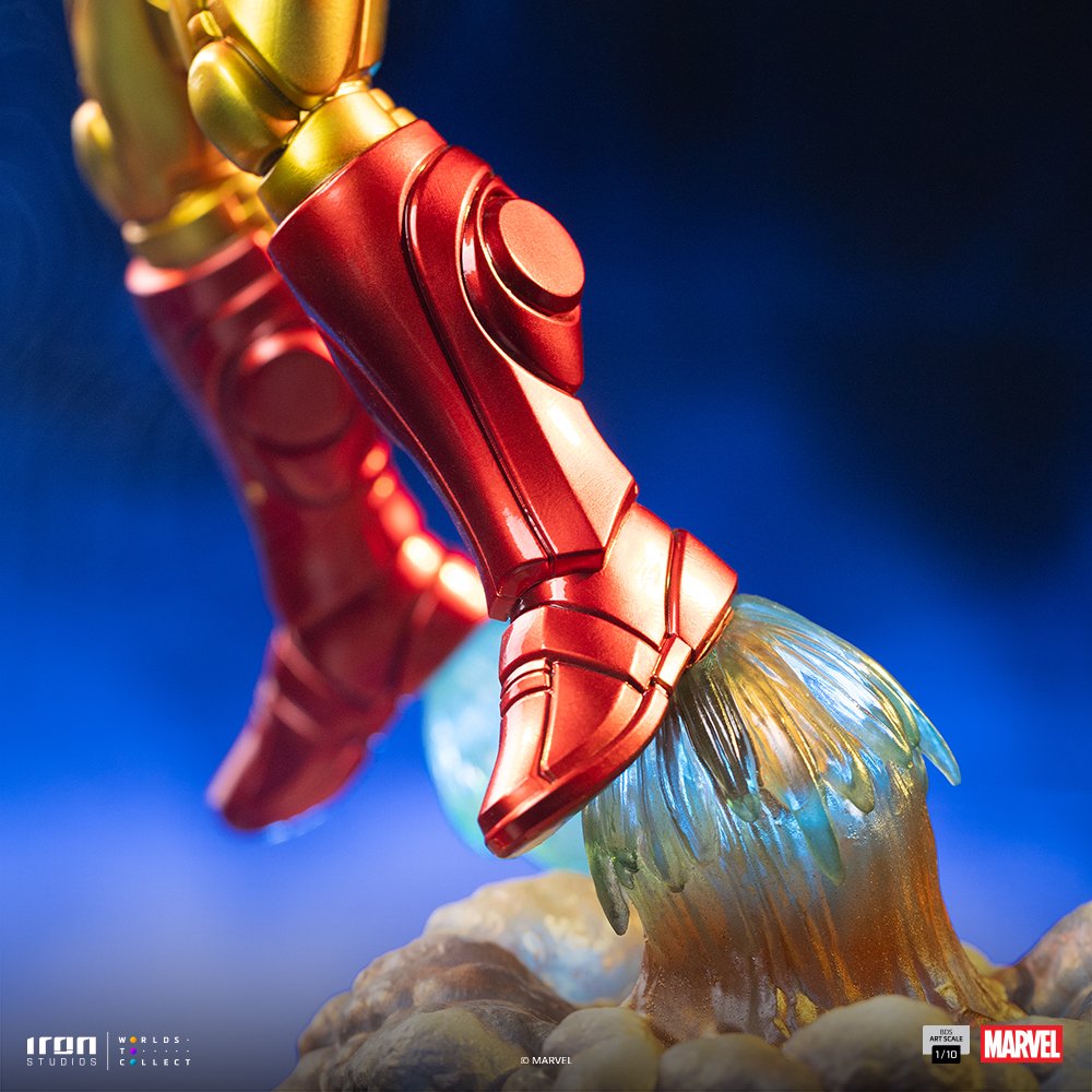 IRON MAN - INFINITY GAUNTLET DIORAMA - BDS ART SCALE 1/10 - IRON STUDIOS - Imagen 22