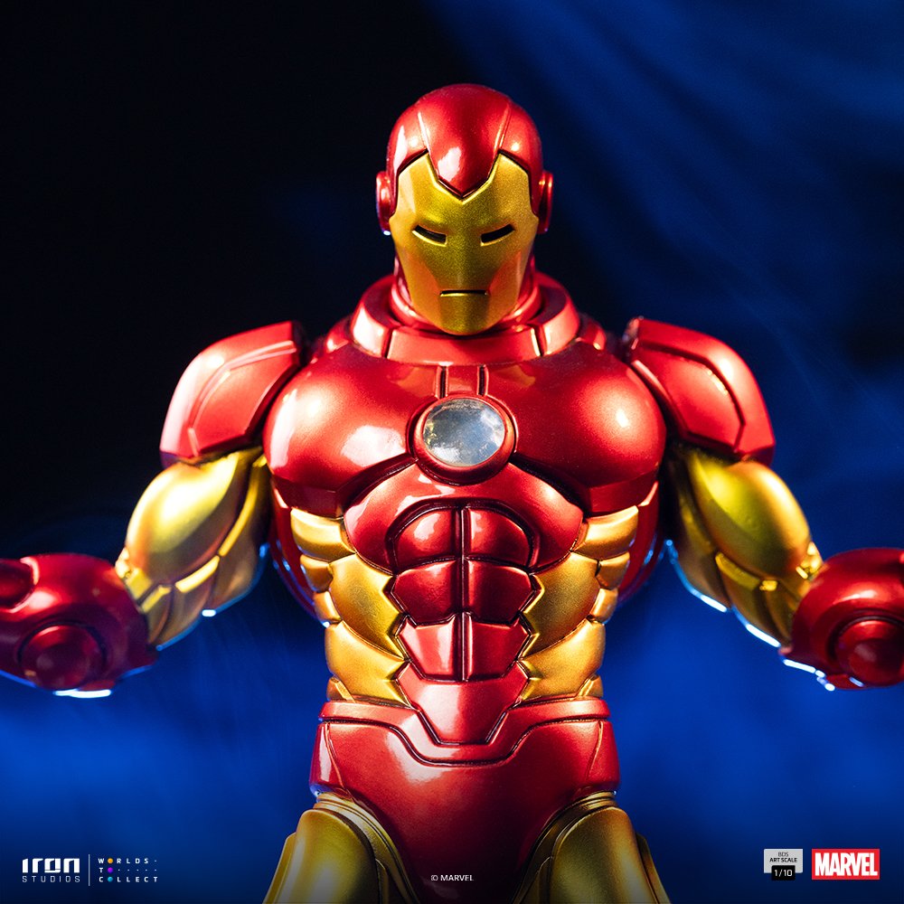 IRON MAN - INFINITY GAUNTLET DIORAMA - BDS ART SCALE 1/10 - IRON STUDIOS - Imagen 23