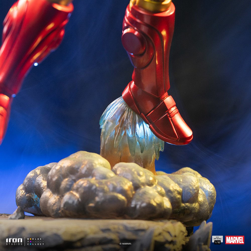 IRON MAN - INFINITY GAUNTLET DIORAMA - BDS ART SCALE 1/10 - IRON STUDIOS - Imagen 24