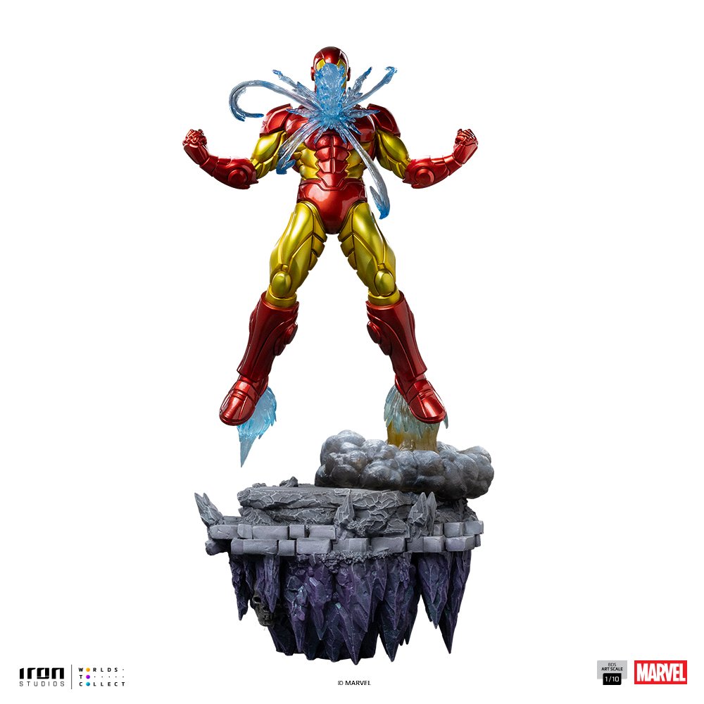 IRON MAN - INFINITY GAUNTLET DIORAMA - BDS ART SCALE 1/10 - IRON STUDIOS - Imagen 3