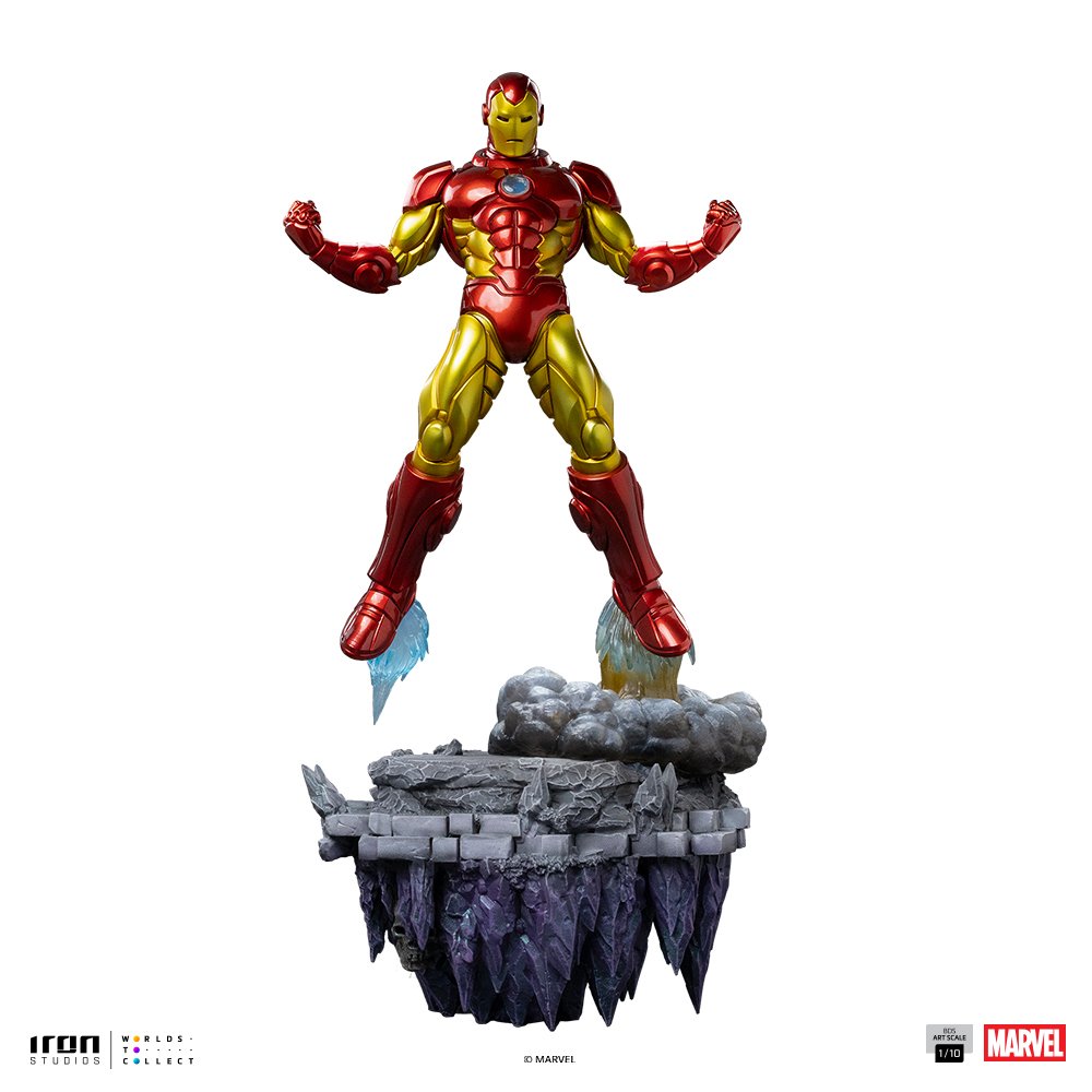 IRON MAN - INFINITY GAUNTLET DIORAMA - BDS ART SCALE 1/10 - IRON STUDIOS - Imagen 4