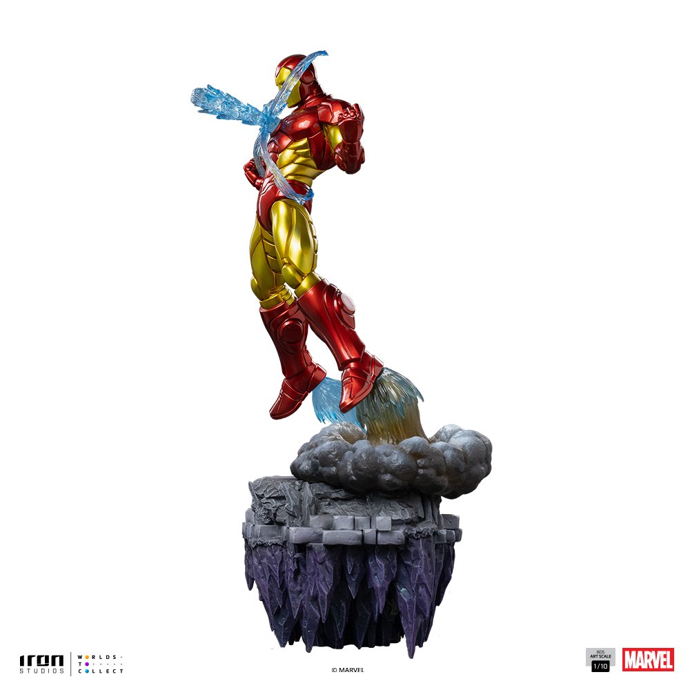IRON MAN - INFINITY GAUNTLET DIORAMA - BDS ART SCALE 1/10 - IRON STUDIOS - Imagen 5