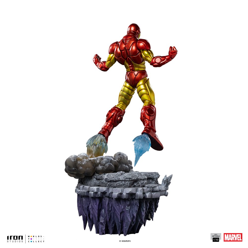 IRON MAN - INFINITY GAUNTLET DIORAMA - BDS ART SCALE 1/10 - IRON STUDIOS - Imagen 8