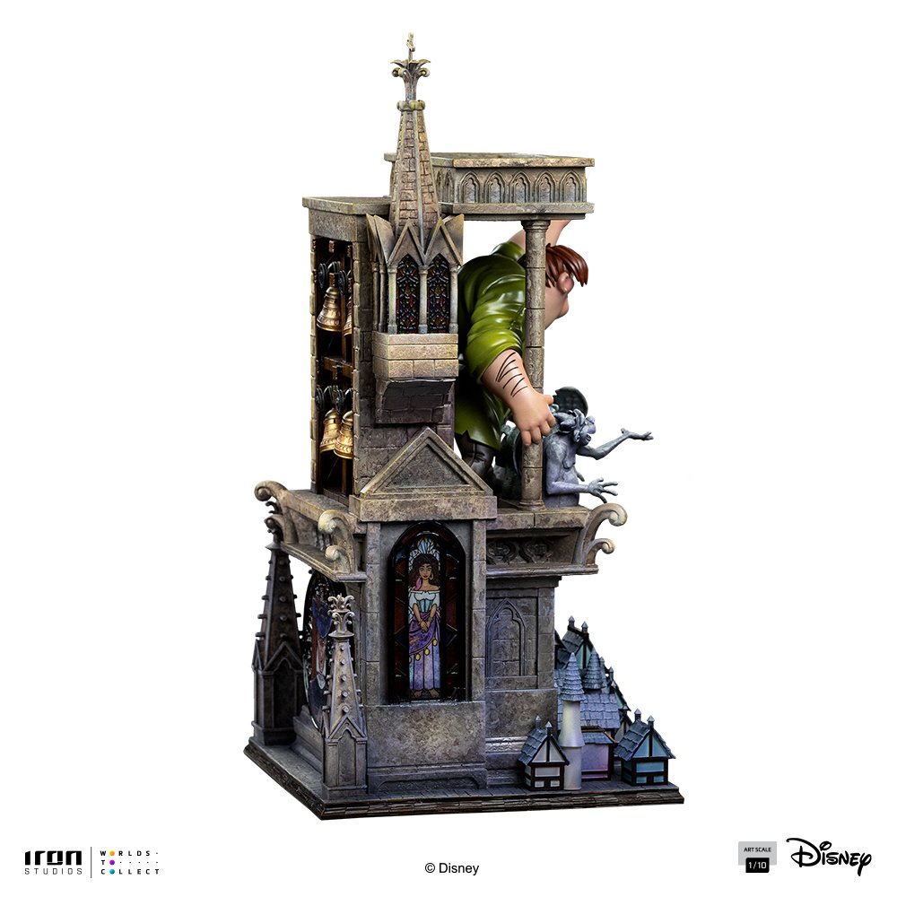 QUASIMODO - THE HUNCHBACK OF NOTRE DAME - ART SCALE 1/10 - IRON STUDIOS - Imagen 3