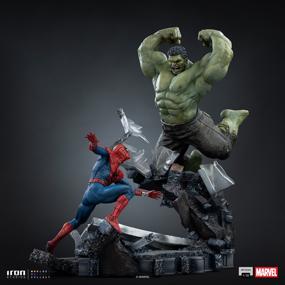 SPIDER-MAN VS HULK - SPIDER-MAN: BRAND NEW DAY - ART SCALE 1/10 - IRON STUDIOS - Imagen 10