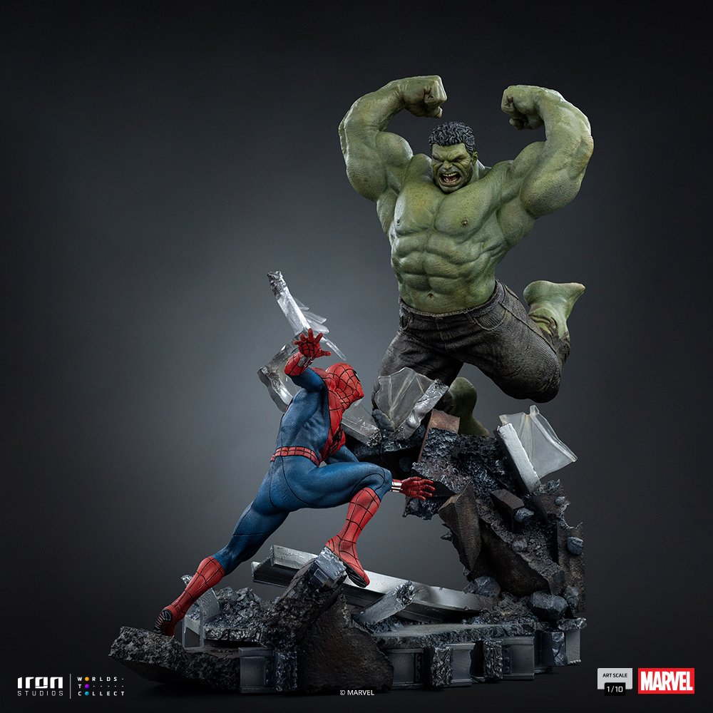 SPIDER-MAN VS HULK - SPIDER-MAN: BRAND NEW DAY - ART SCALE 1/10 - IRON STUDIOS - Imagen 14