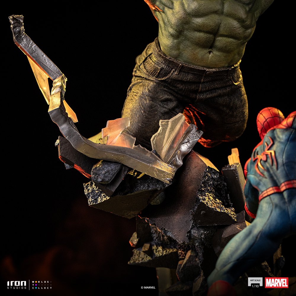SPIDER-MAN VS HULK - SPIDER-MAN: BRAND NEW DAY - ART SCALE 1/10 - IRON STUDIOS - Imagen 19