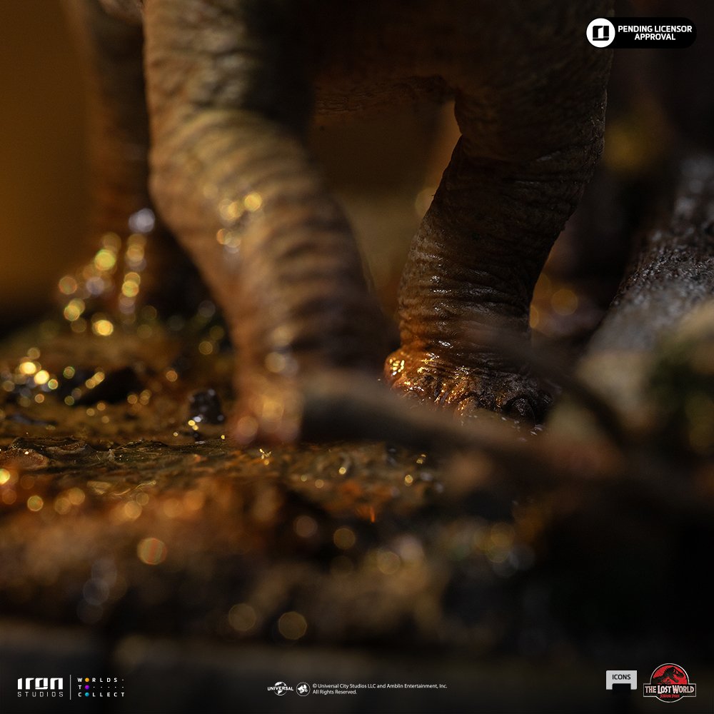 STEGOSAURUS - THE LOST WORLD - ICONS - JURASSIC WORLD - ICONS - IRON STUDIOS - Imagen 13