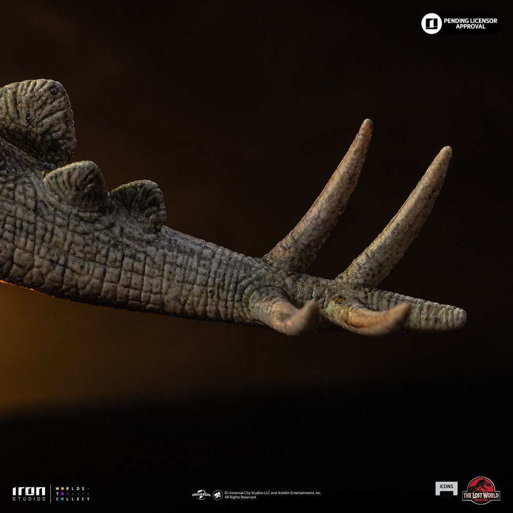 STEGOSAURUS - THE LOST WORLD - ICONS - JURASSIC WORLD - ICONS - IRON STUDIOS - Imagen 15