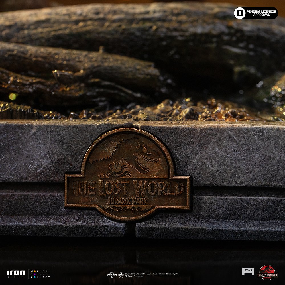 STEGOSAURUS - THE LOST WORLD - ICONS - JURASSIC WORLD - ICONS - IRON STUDIOS - Imagen 16