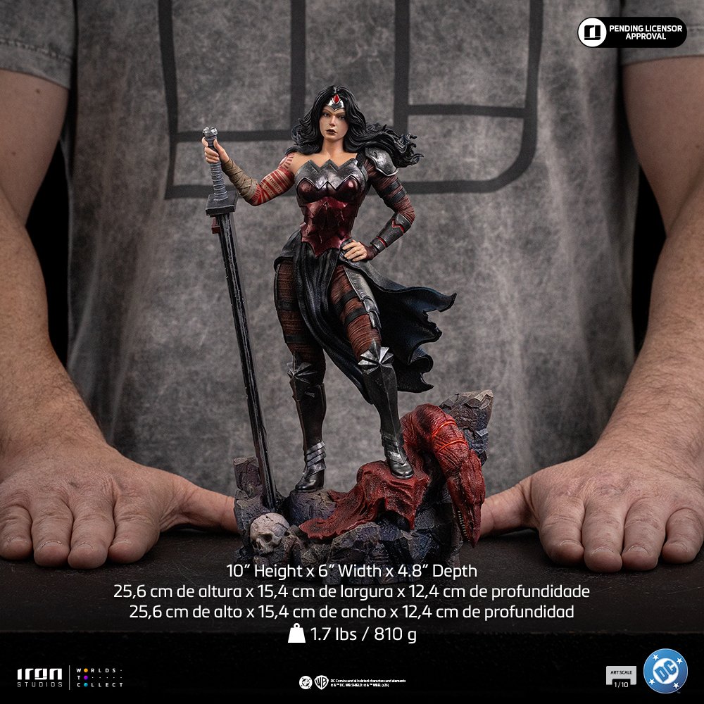 ABSOLUTE WONDER WOMAN - DC COMICS - ART SCALE 1/10 - IRON STUDIOS - Imagen 14