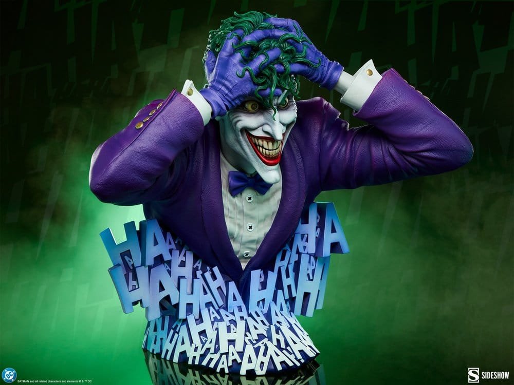 BUSTO THE JOKER (BATMAN: THE KILLING JOKE) - DC COMICS - 35 CM - SIDESHOW COLLECTIBLES - Imagen 4